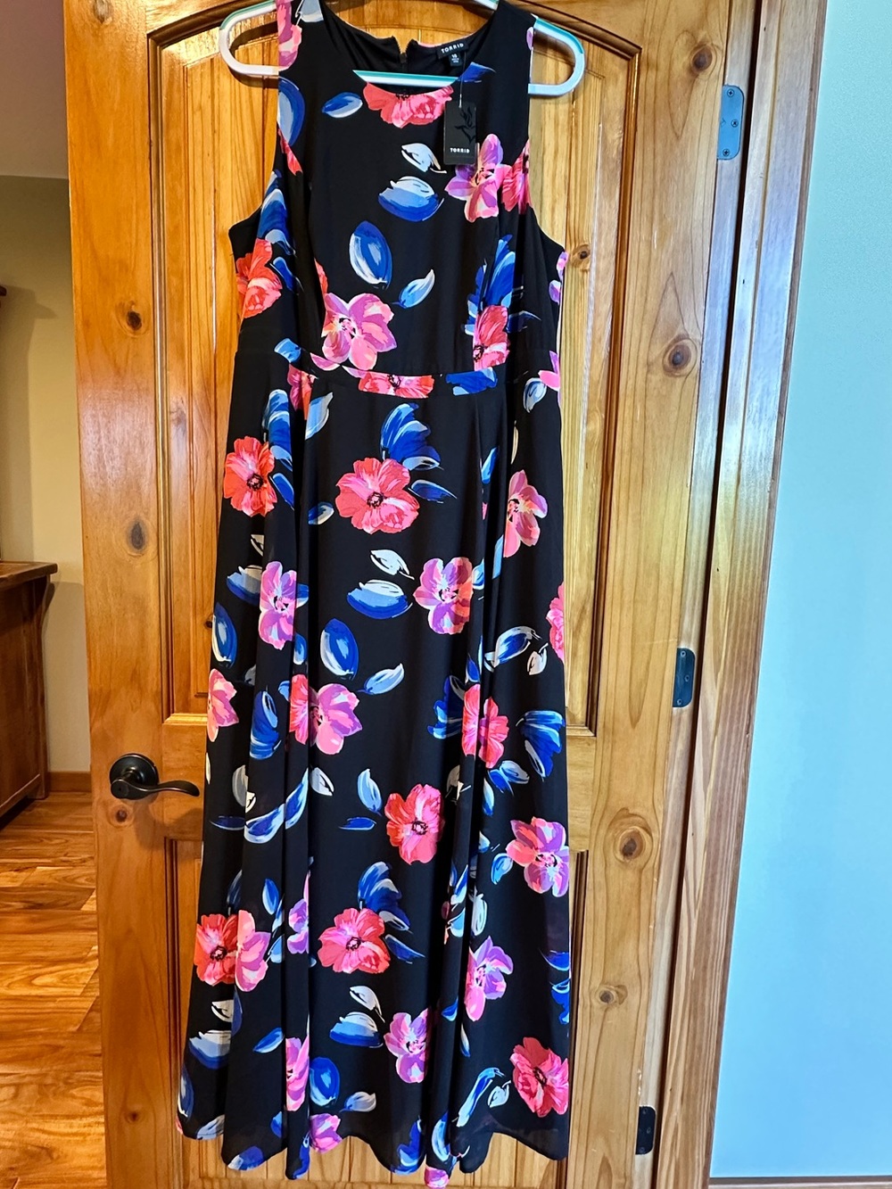 Torrid Floral Sleeveless Maxi Dress Size 18